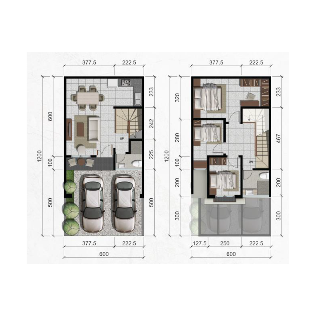 Layout Camelia tipe B